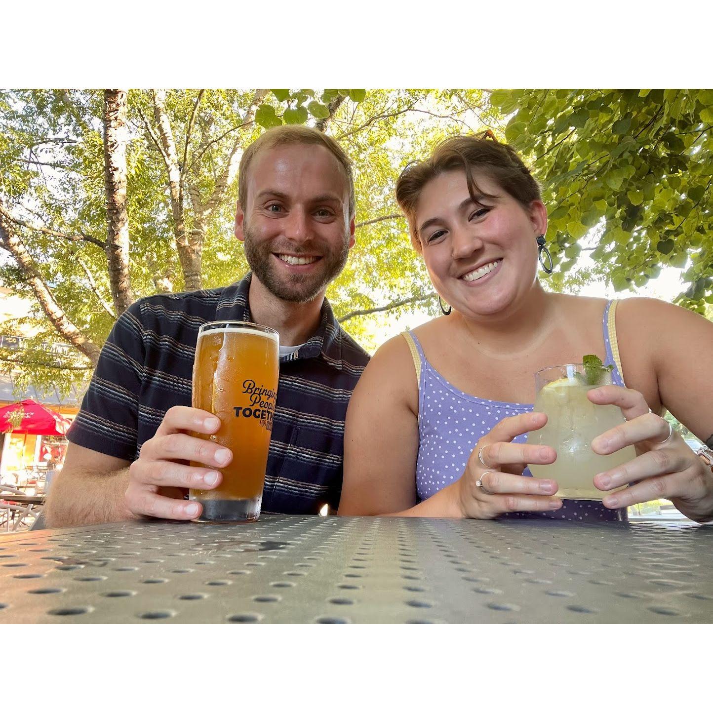 Always at our favorite brewery, Ten20: 7/30/23