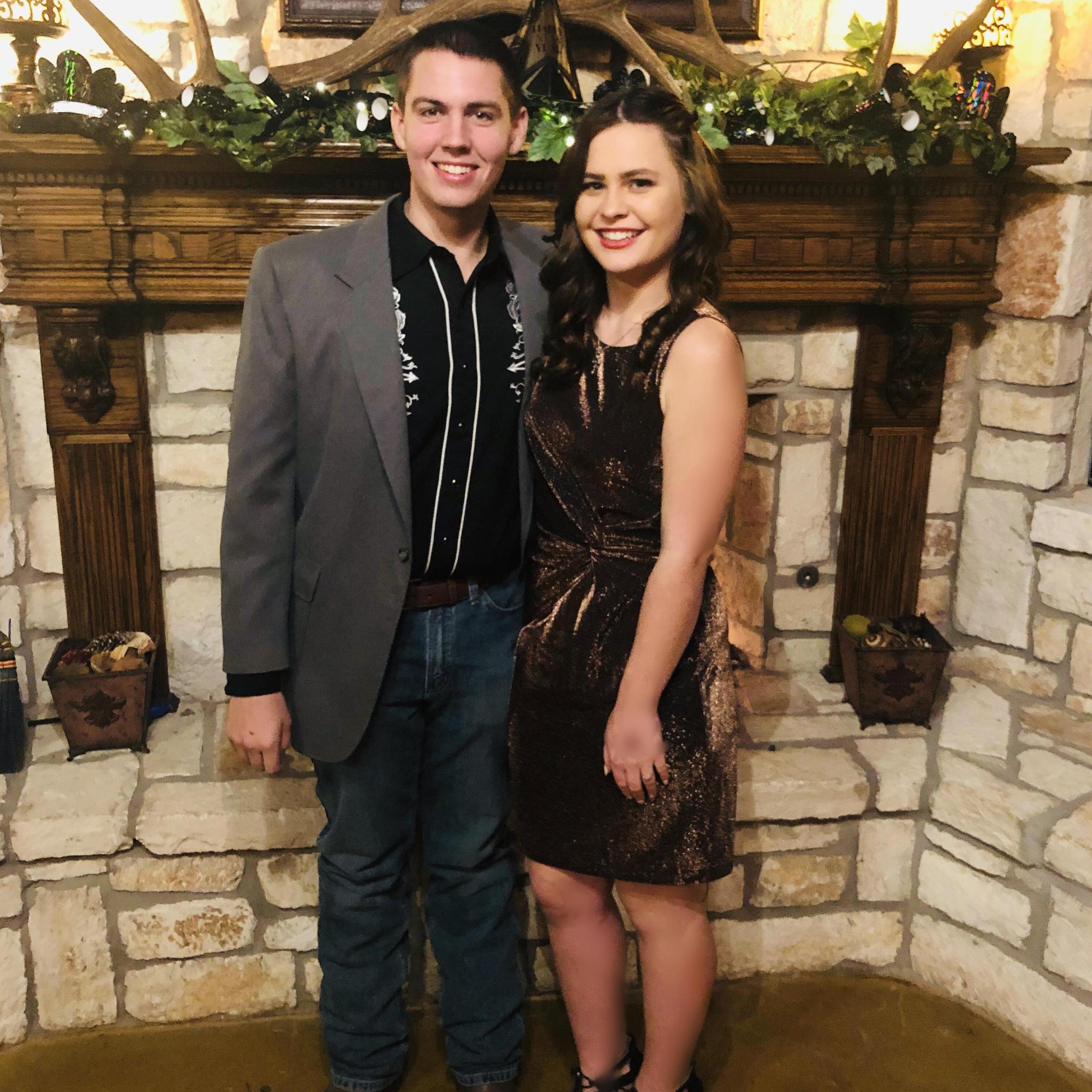 Our first New Years Eve together. Tanner started the count down to the New Year about three minutes early and no one had the heart to tell him.