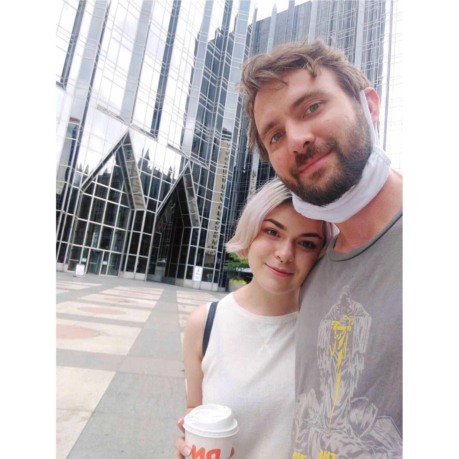 Our first day in Pittsburgh