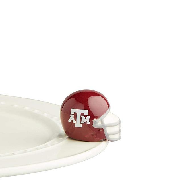 Nora Fleming Hand-Painted Mini: Texas A&M Helmet (Texas A&M University Football Helmet) A313