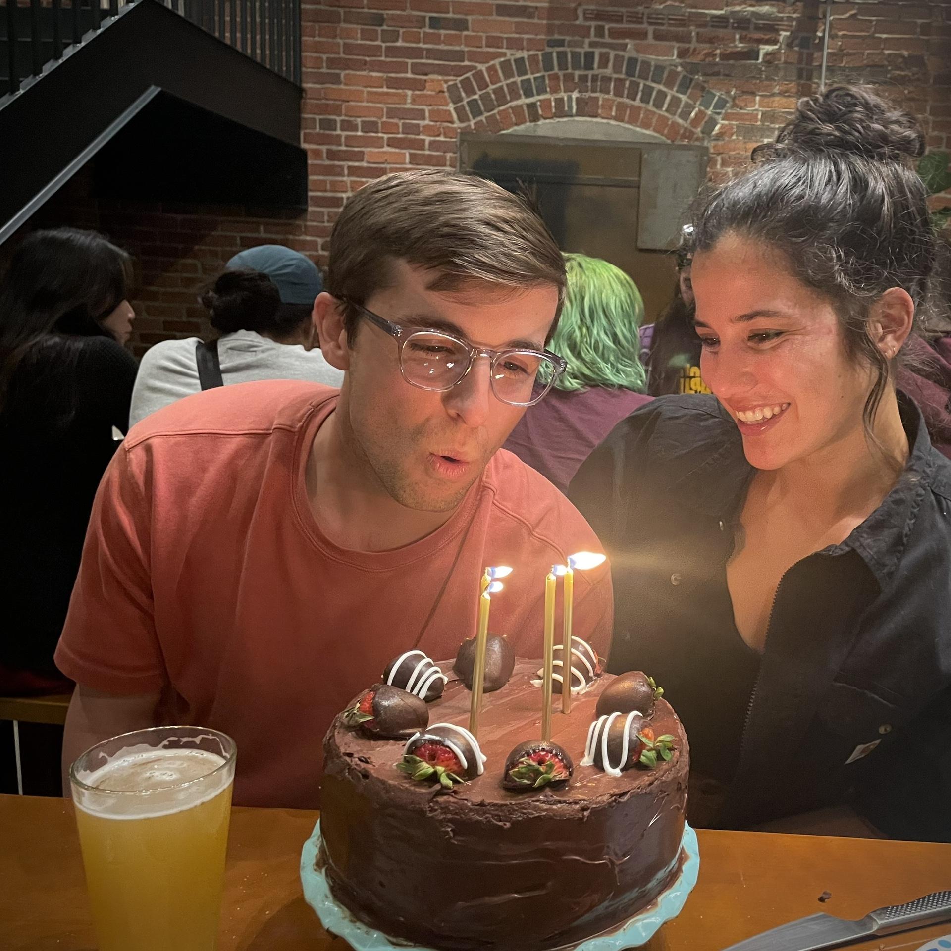 Celebrating Tristan’s last year pre 30