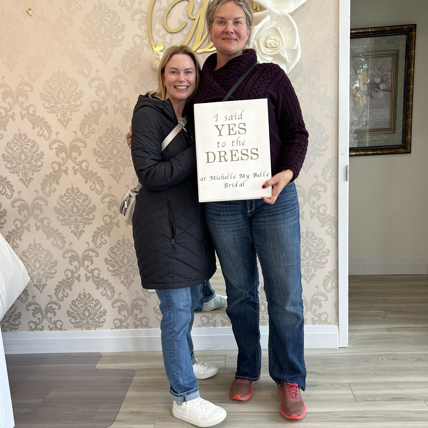 We found the dress! 👰