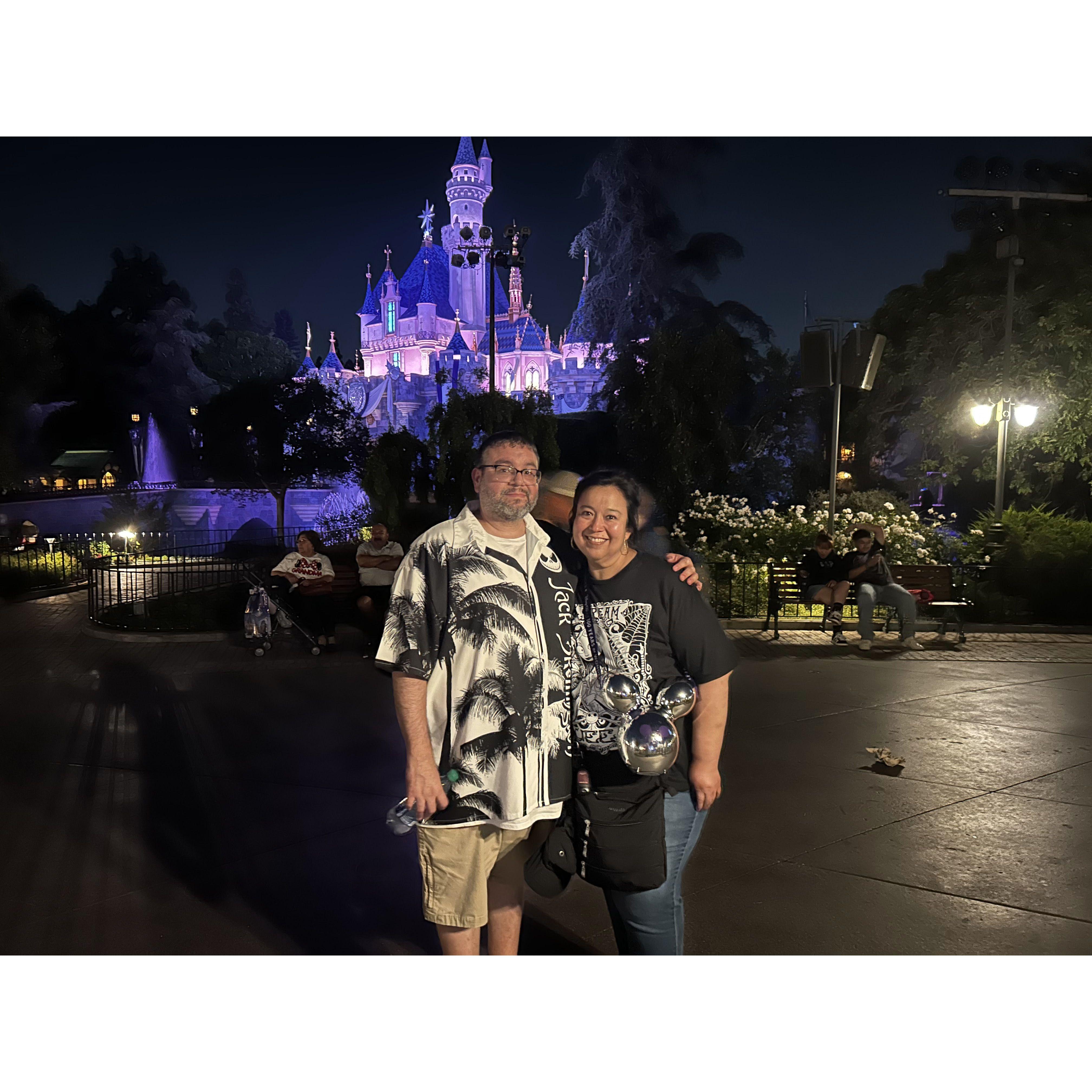 A long day at Disneyland!