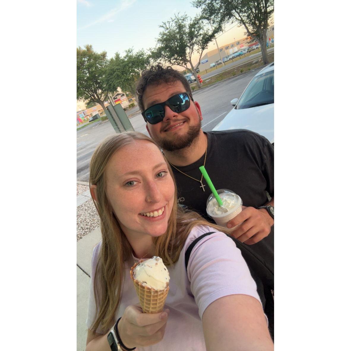 Always have to have a sweet treat.