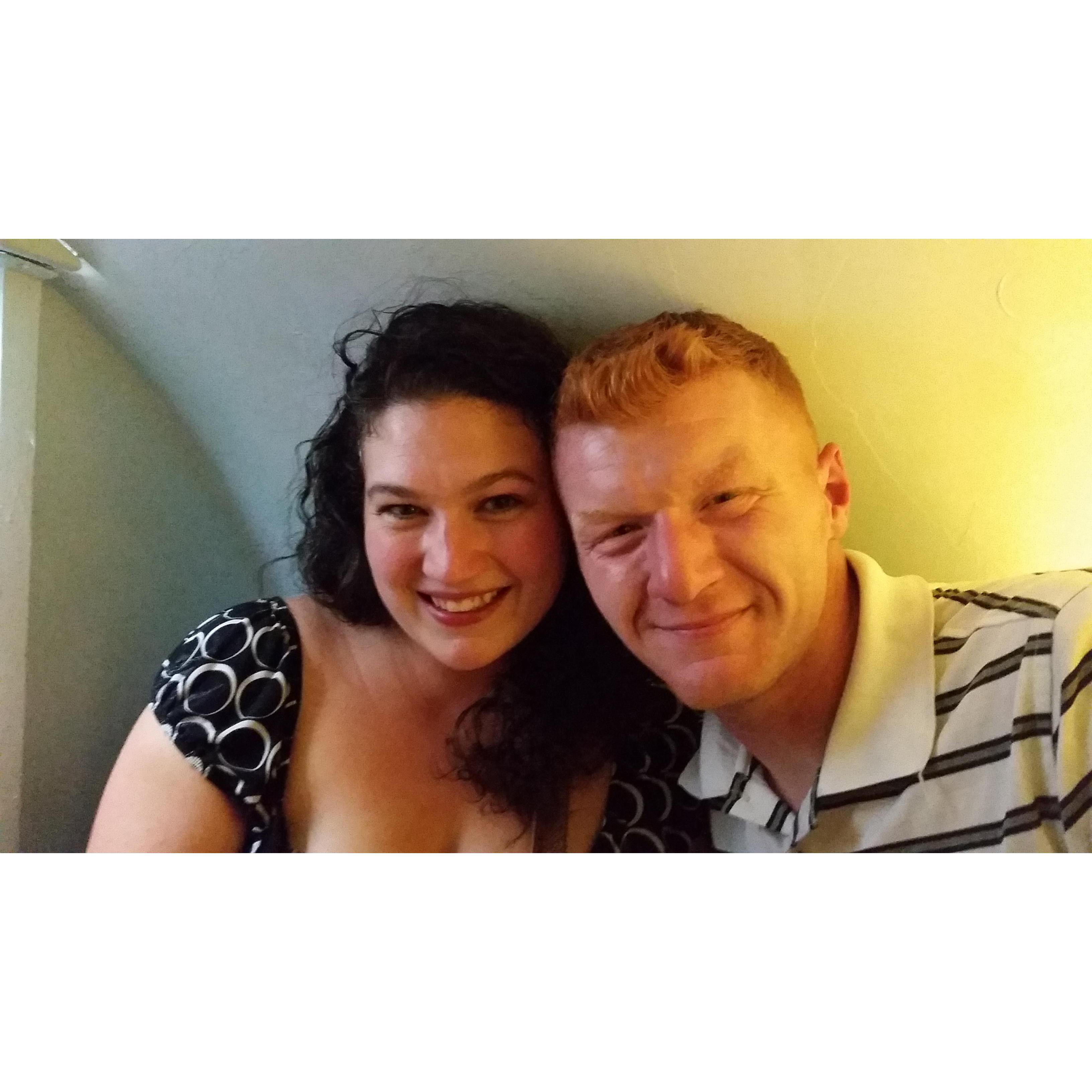 At the top of the St Louis Arch!