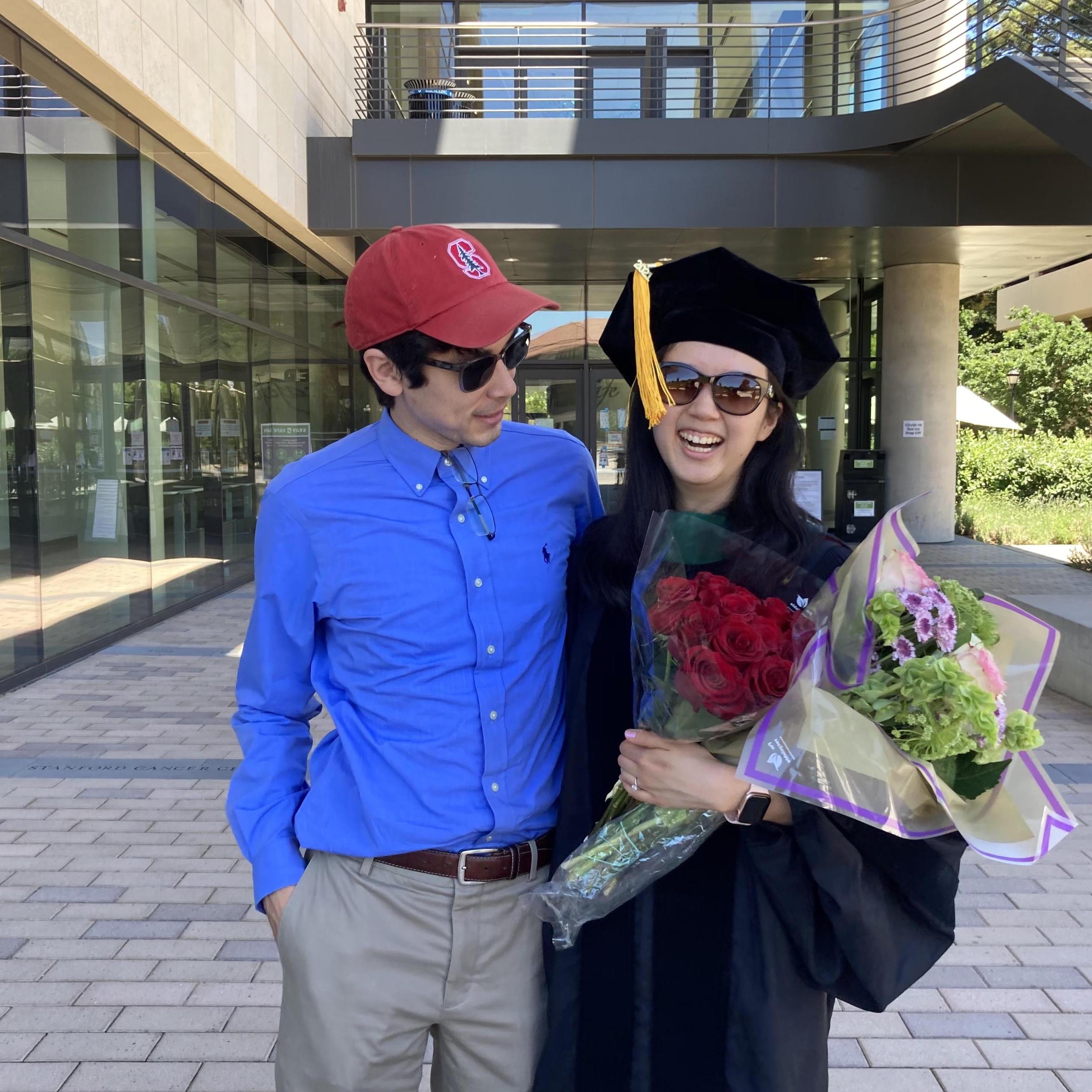 Angela's med school graduation (June 2021)