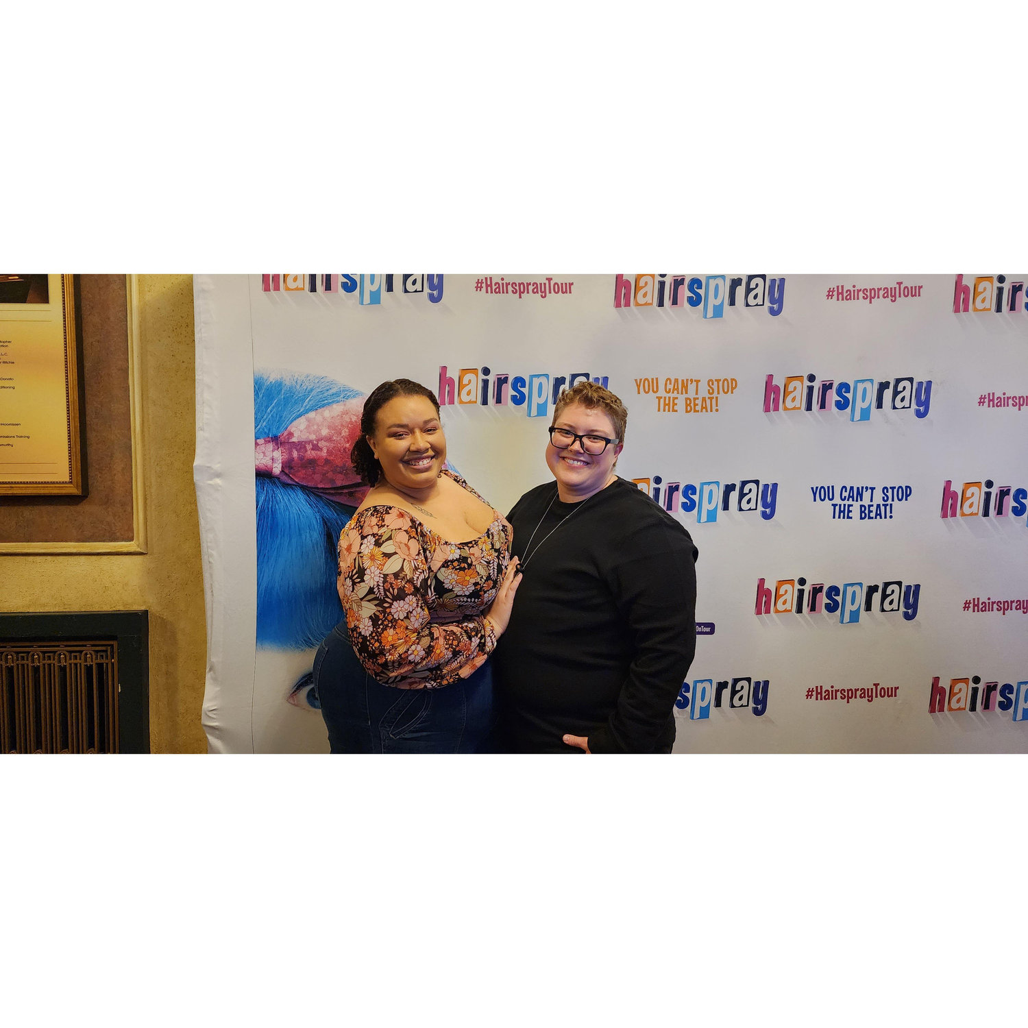 At the Orpheum seeing Hairspray!