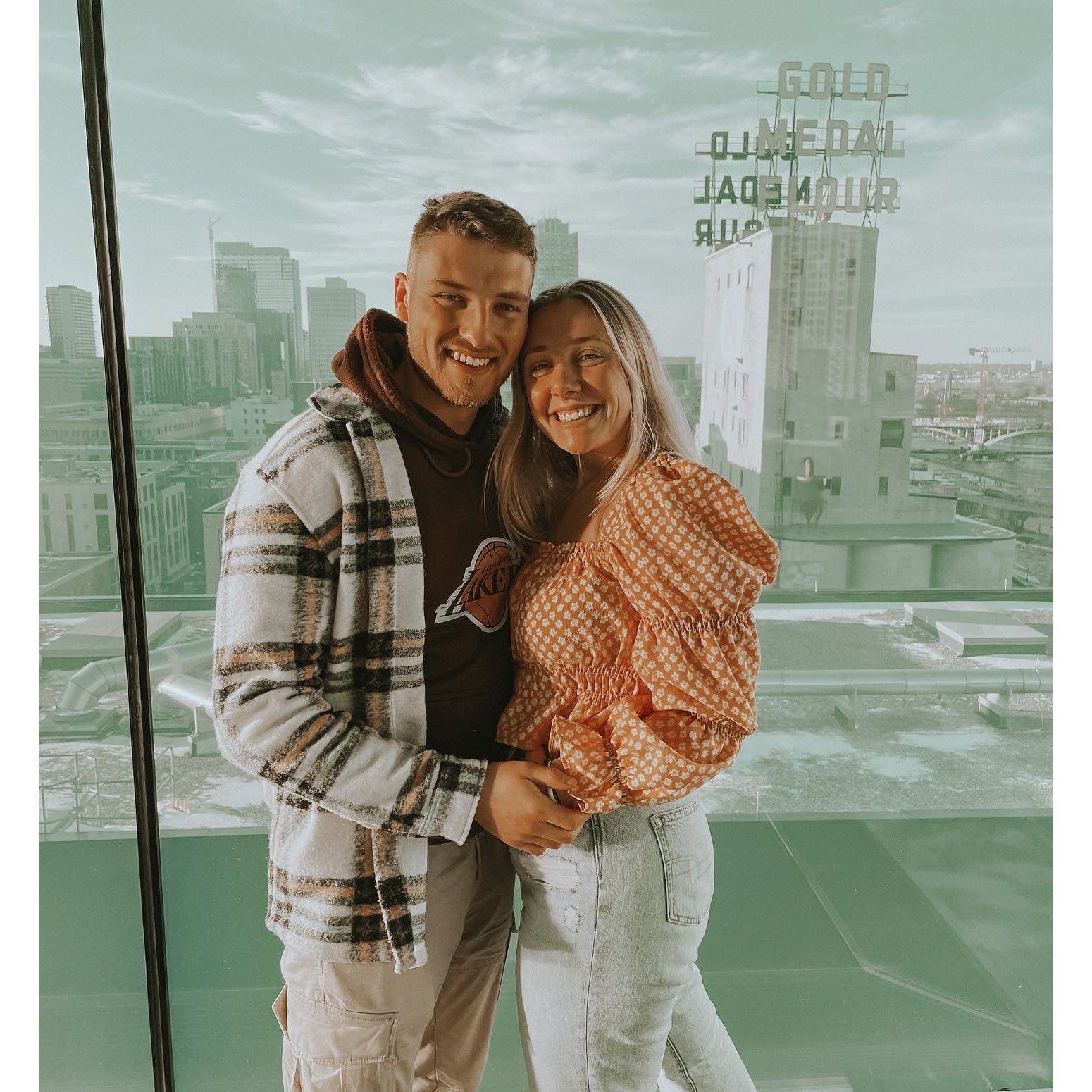 We finally got to travel to my home in Minnesota December 2021 so he could meet my family and friends! 