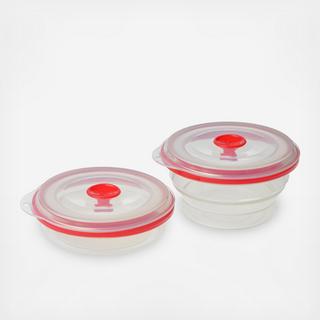 Extra Small Collapsible Food Storage Container, Set of 2