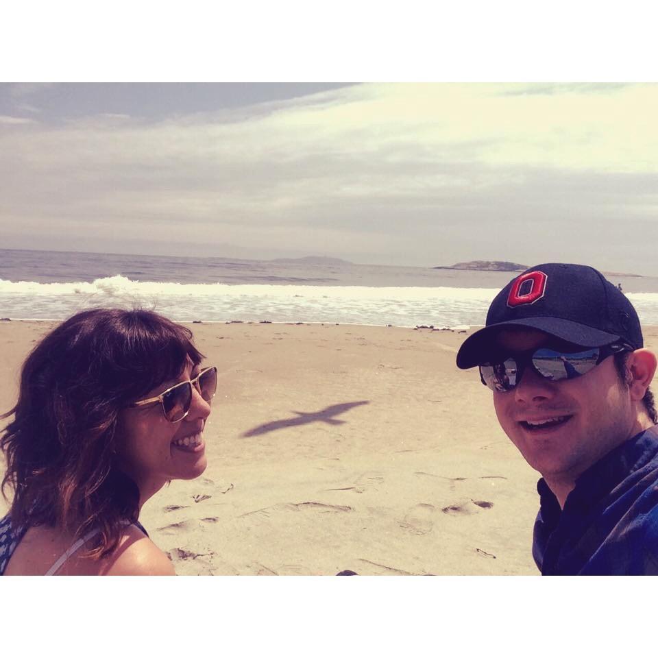 Our first trip to Maine together, when we said: "hey I wanna marry you!" Now we're doing it!