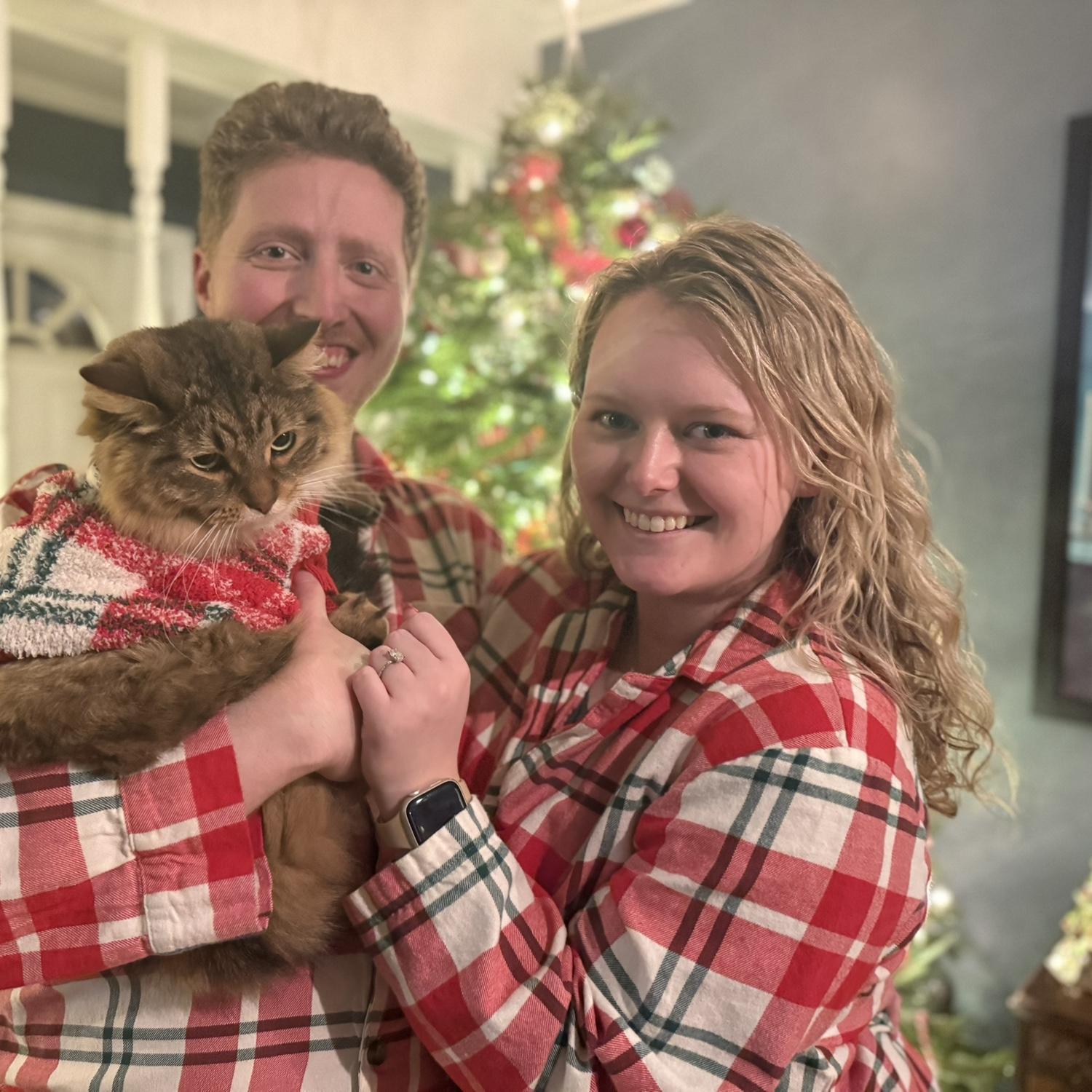 Matching Christmas Engaged