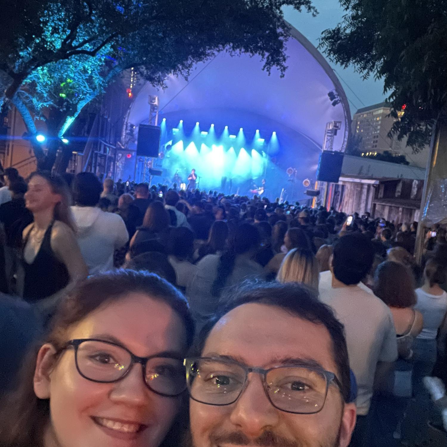 Our first concert together