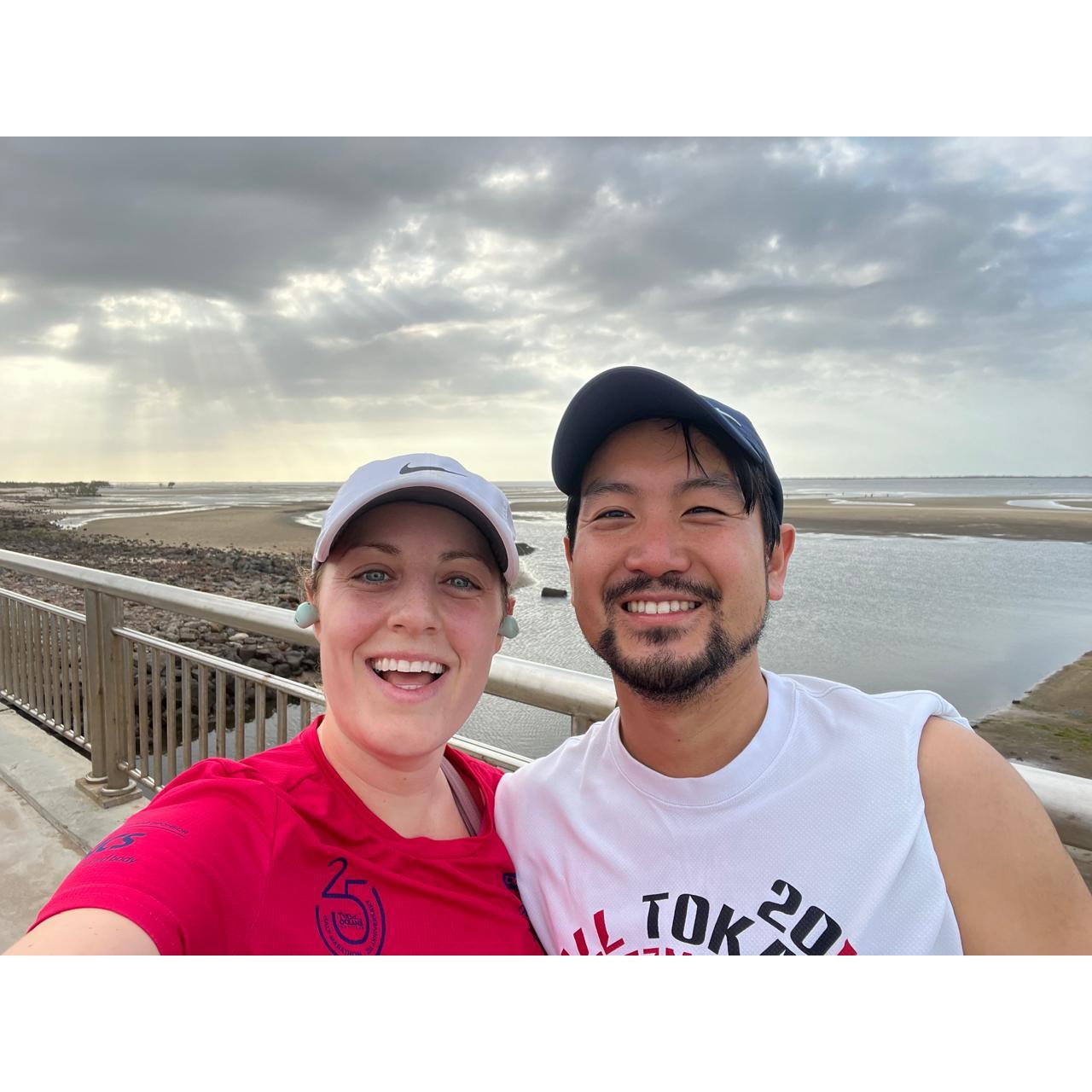Saturday morning run in Maputo
