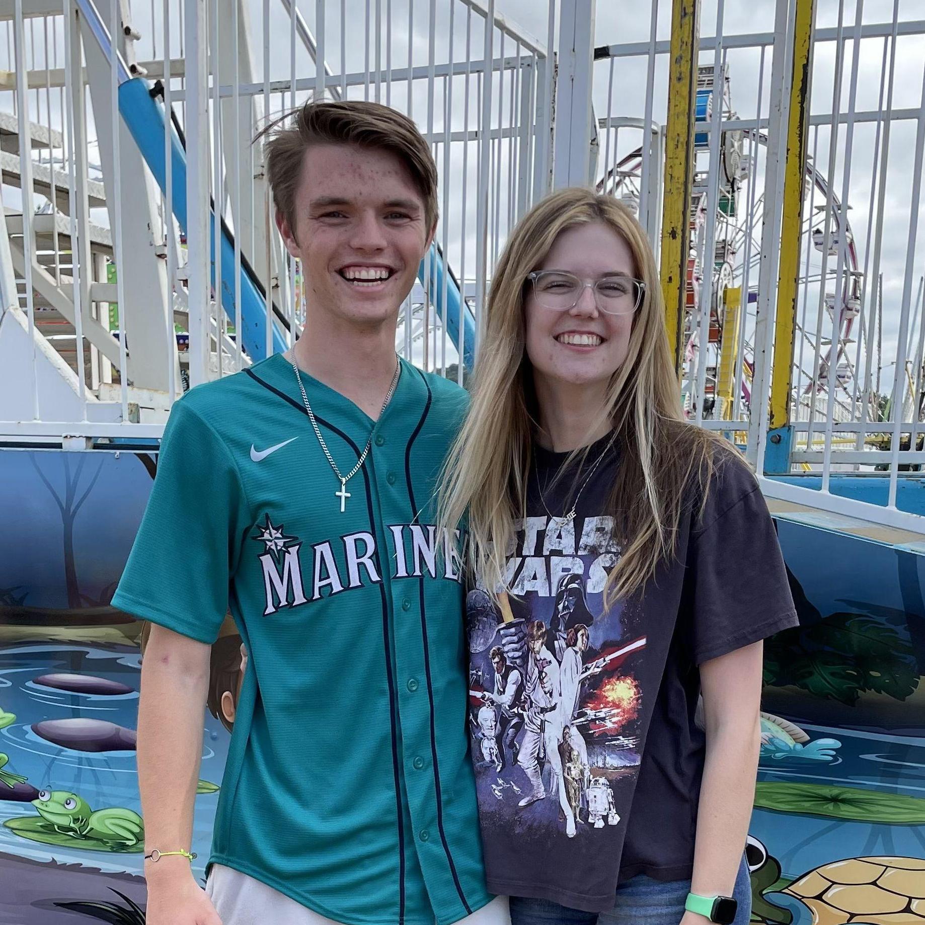 The first picture of the two of them and the day that Ashlyn met Riley's family!