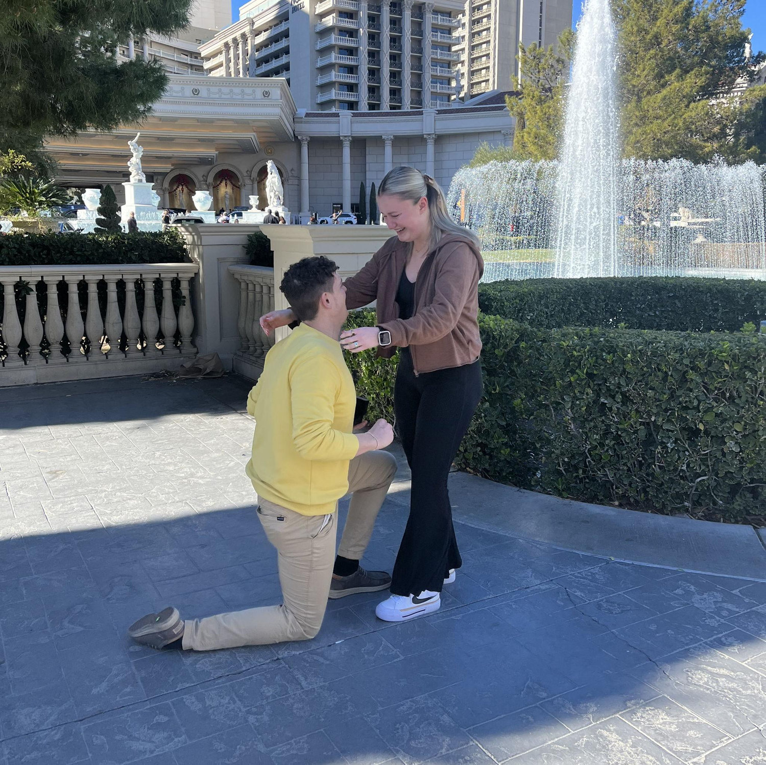 When Hunter proposed!