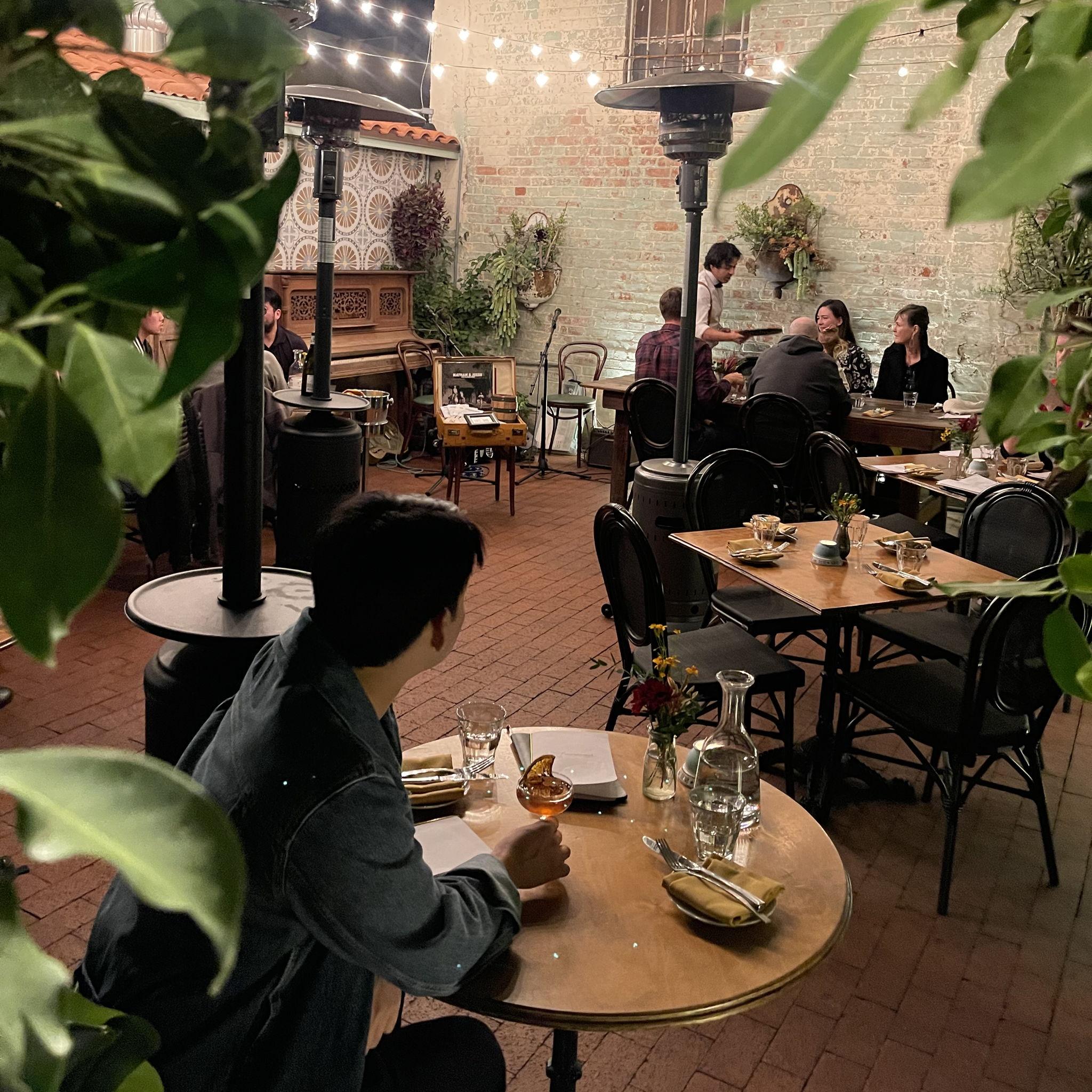 Our first official fancy aka "big plate, small food" date night at Wormwood in SD! Ambience was AMAZING- we always talk about how magical this night was!