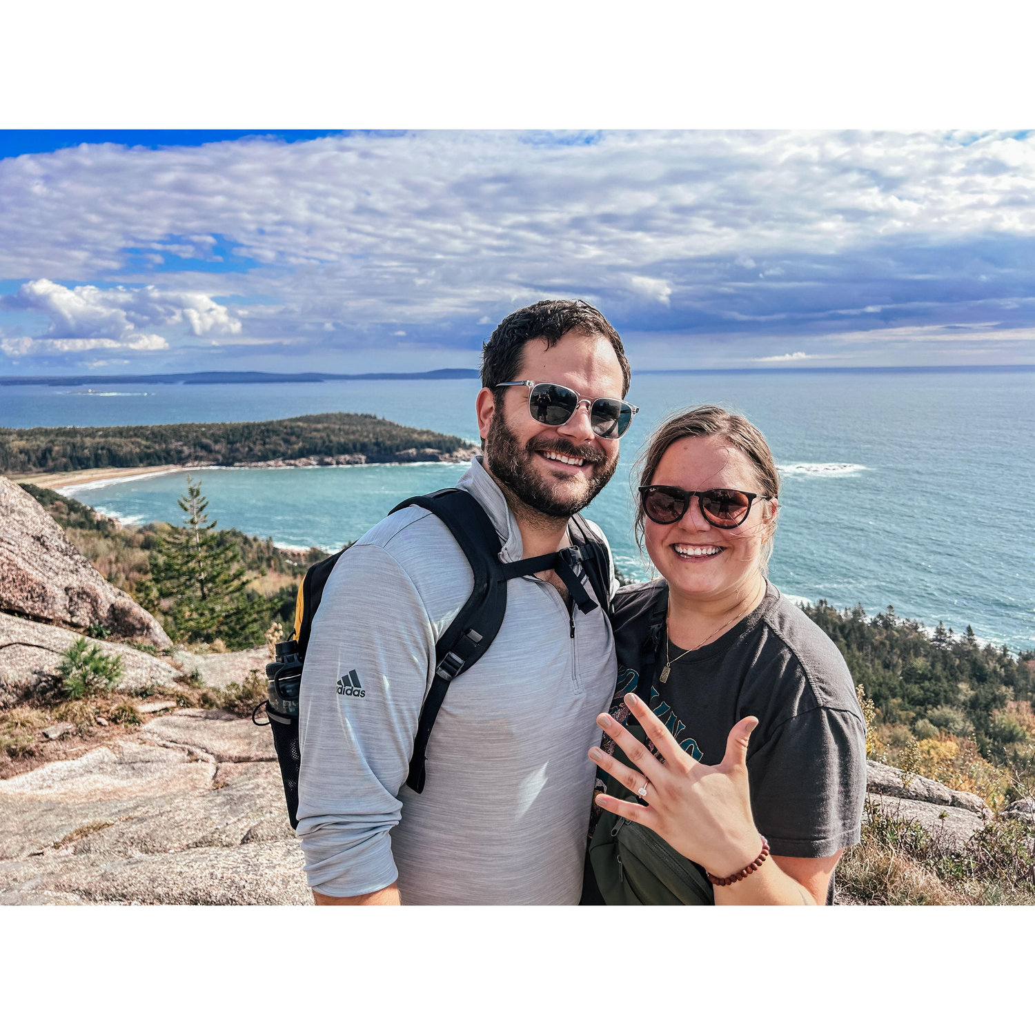 Where Brad Proposed, Gorham Mountain, Acadia National Park