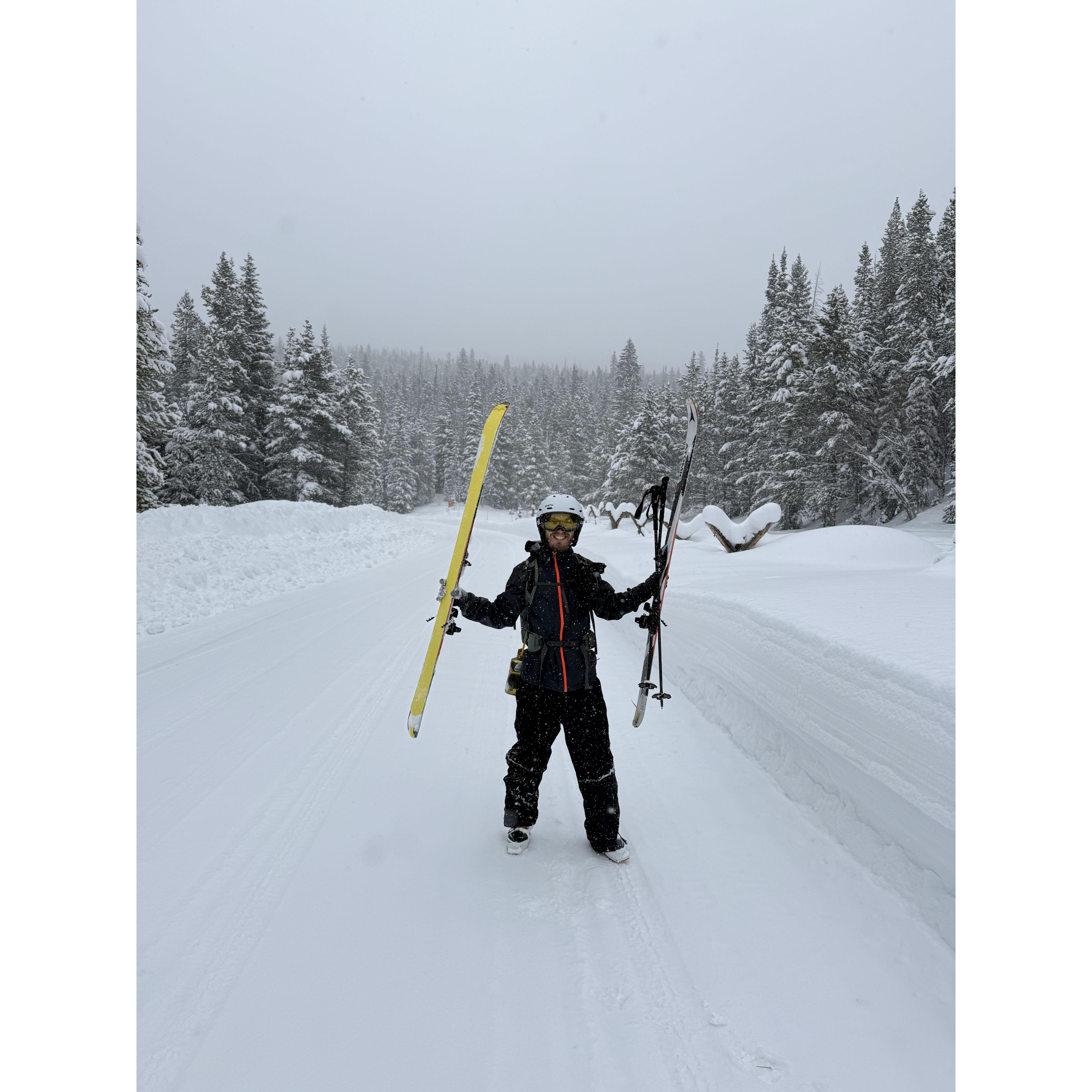 Feb 15: BACKCOUNTRY SKIING TIME!