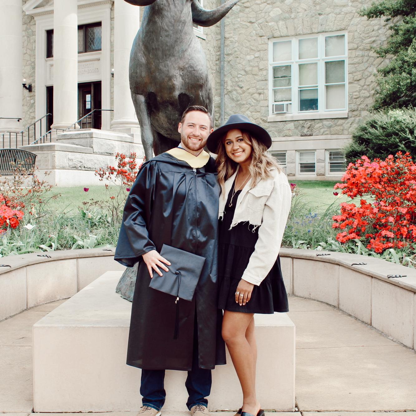 Robs college graduation from wcu
