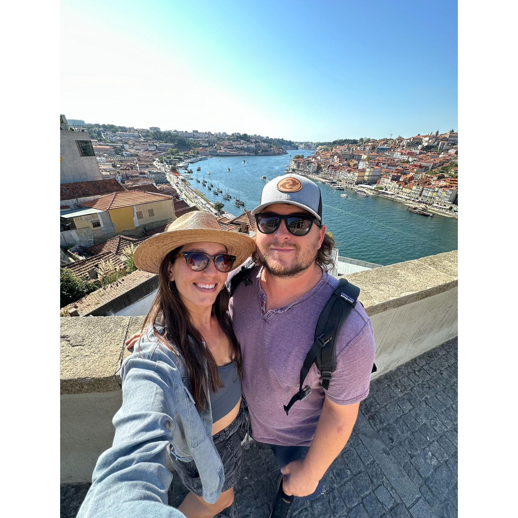 Photo from Porto, Portugal just days after we got engaged!