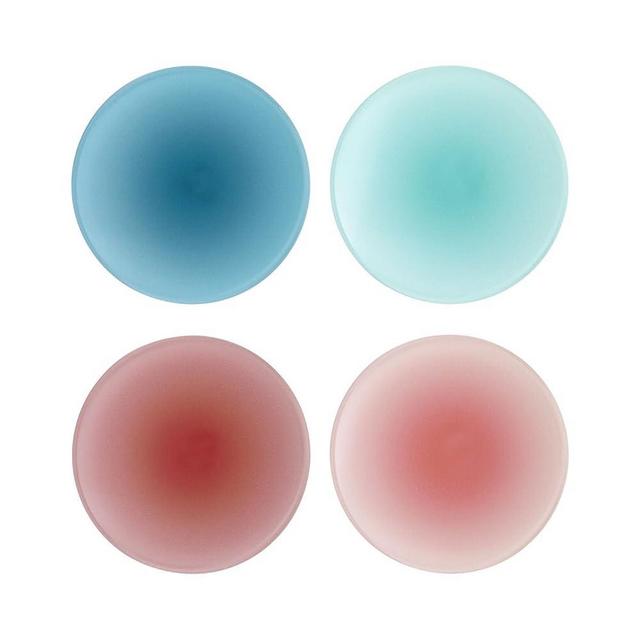 4 Pcs Drink Coasters Pastel Color Coasters for Drinks，Cup Mats Furniture Coasters Cute Coasters for Desk，Non-Slip Table Coasters Acrylic Coaster for Office Desk