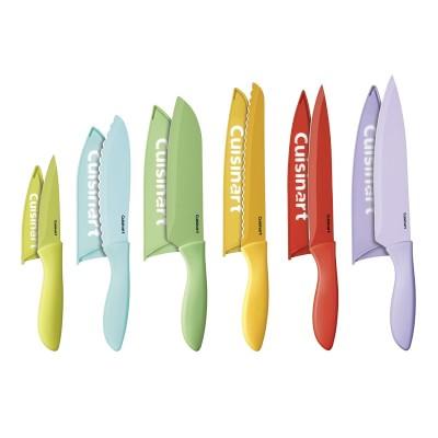 Cuisinart 12-Piece Color Ceramic Knife Set
