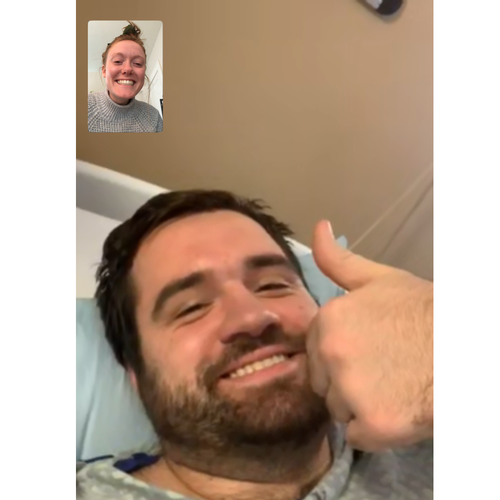 Luke came to Syracuse to help me drive home from NY for Thanksgiving, but instead, he was hospitalized for an allergic reaction. We missed Thanksgiving.