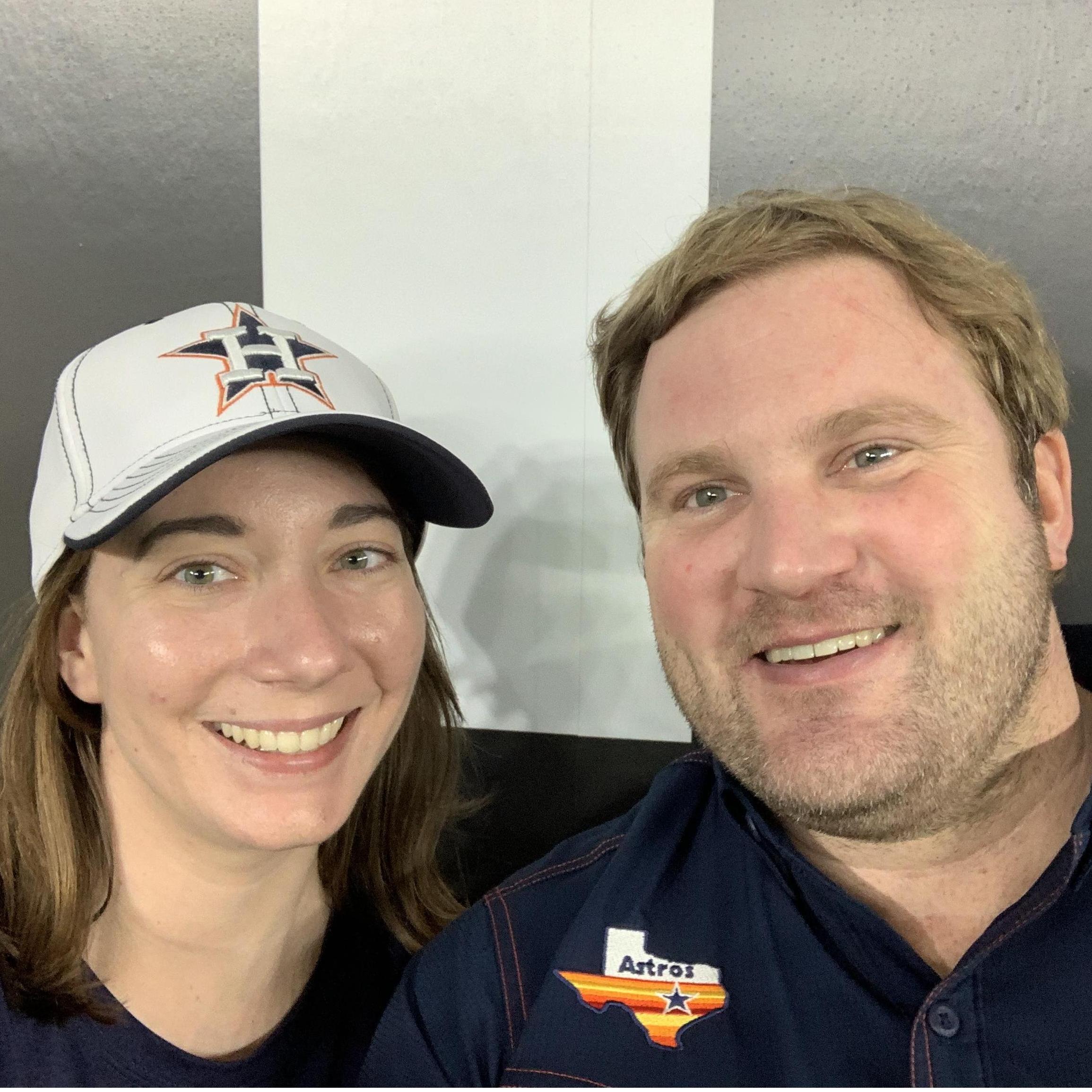 Our first picture together! Astros game on either our 3rd or 4th date.