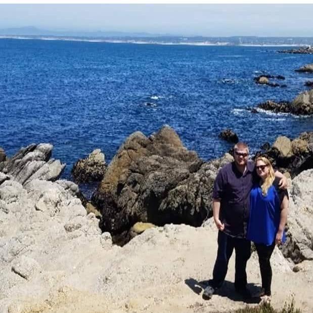 Visiting Zach's favorite place in Monterey, California.