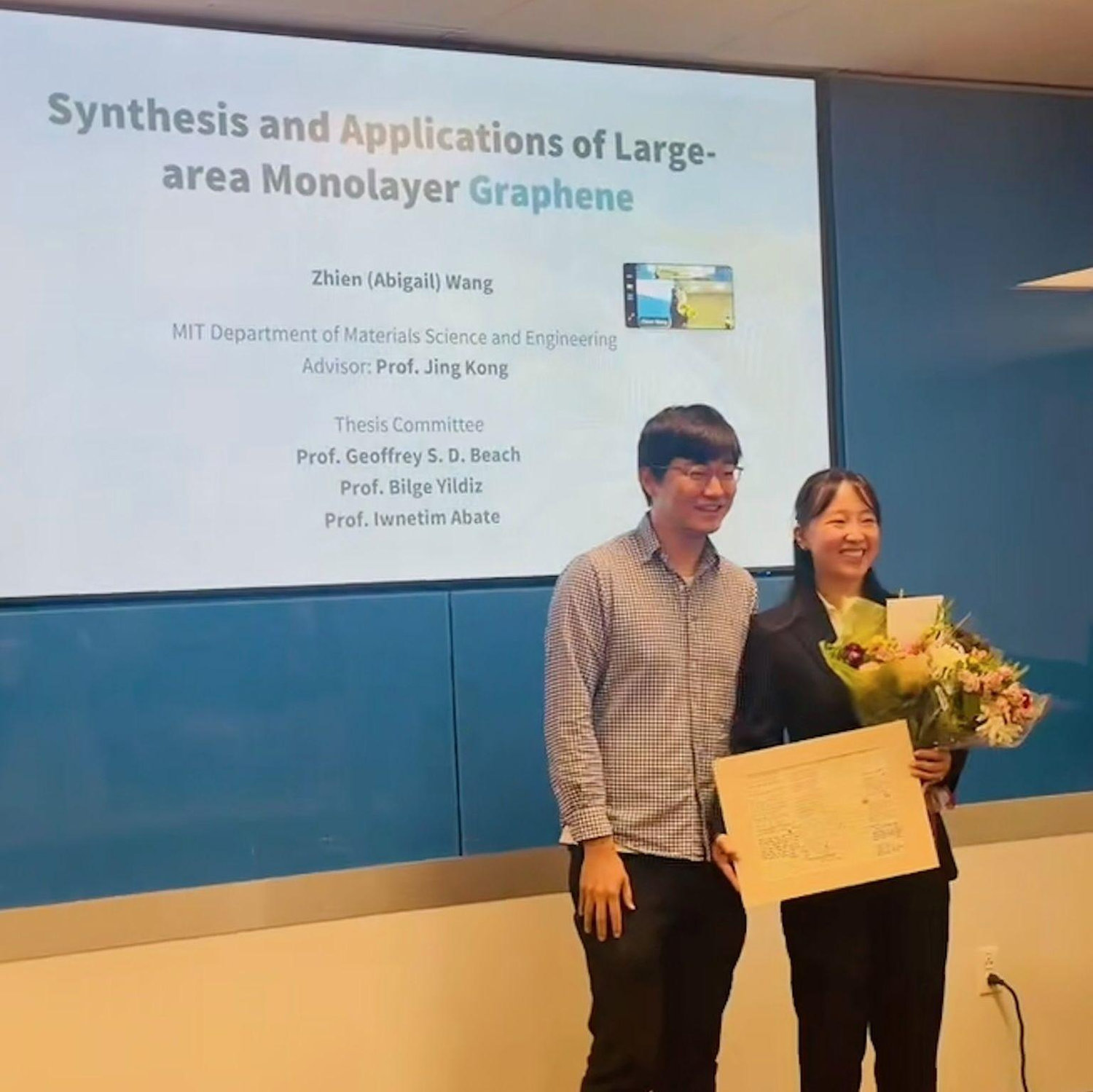 At Abigail's PhD thesis defense