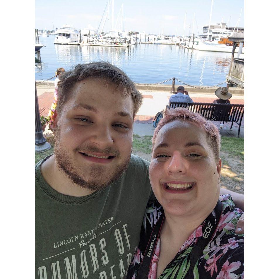 Rhett's first time on a ferry!