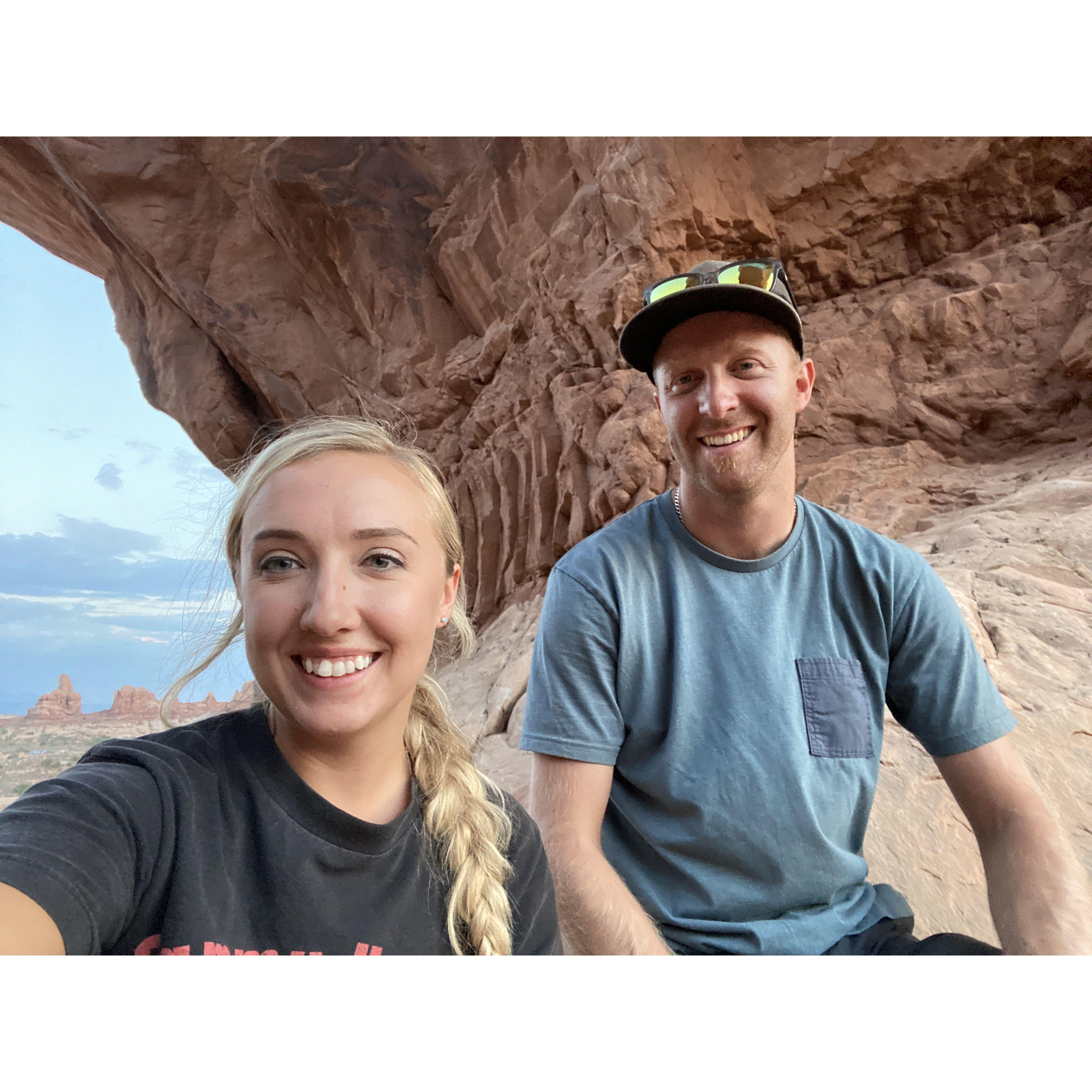 In an Arch at Arches NP