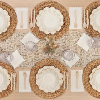 Simply Eco 80-Piece Party Tableware Set, Service for 8