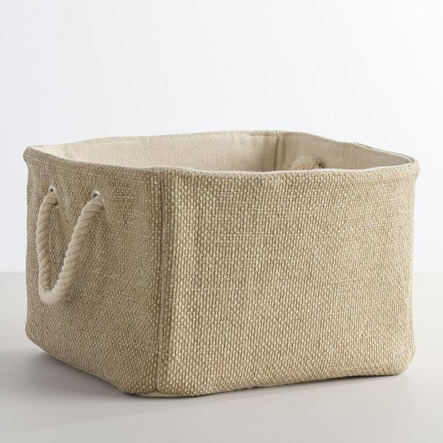 Mason Woven Utility Basket, Charcoal, Large