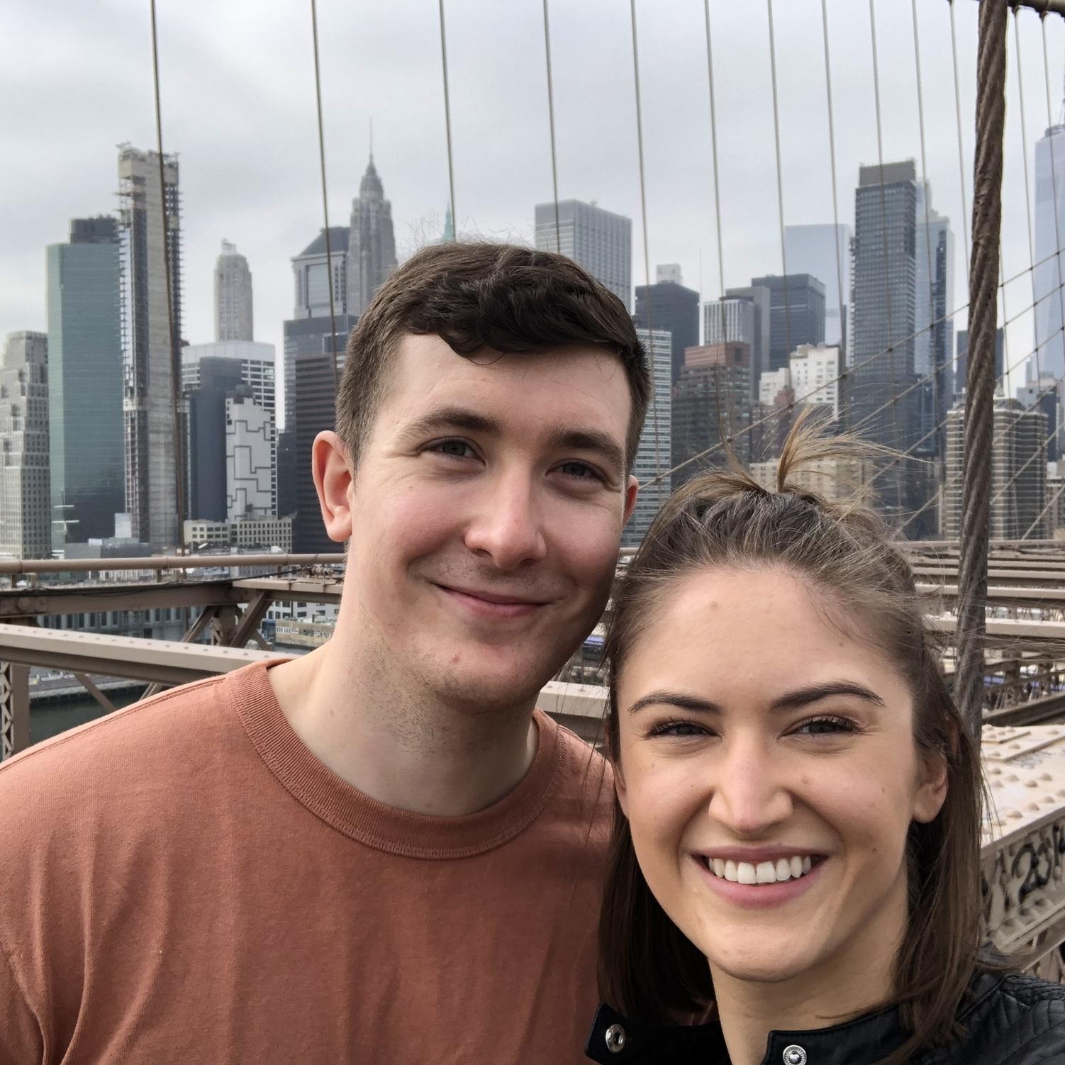 The trip to NYC when Larissa realized maybe we could actually live here (Brooklyn bridge)