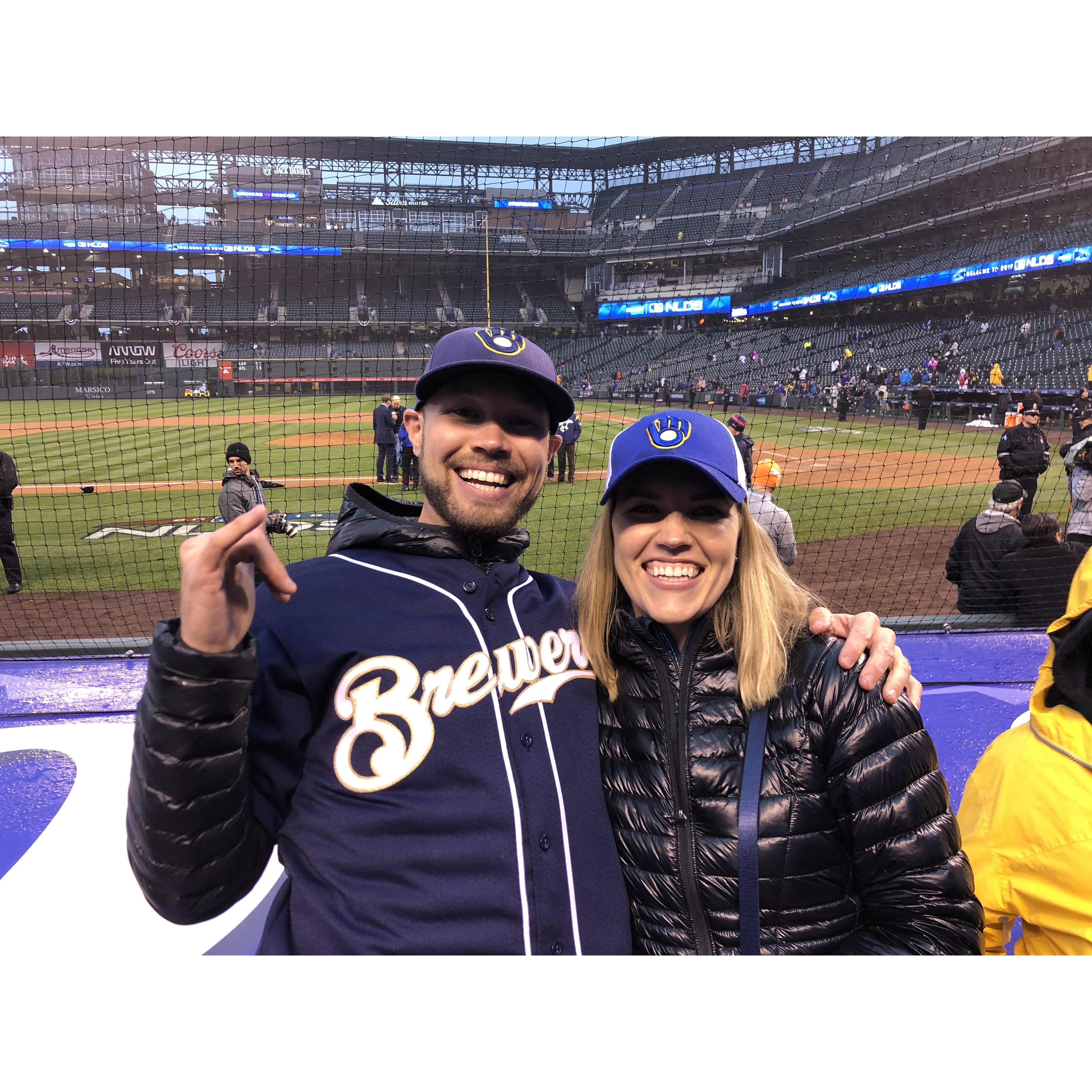 Bart & Lisa - Brewers Playoffs @ Coors Field - Denver, Colorado 2018