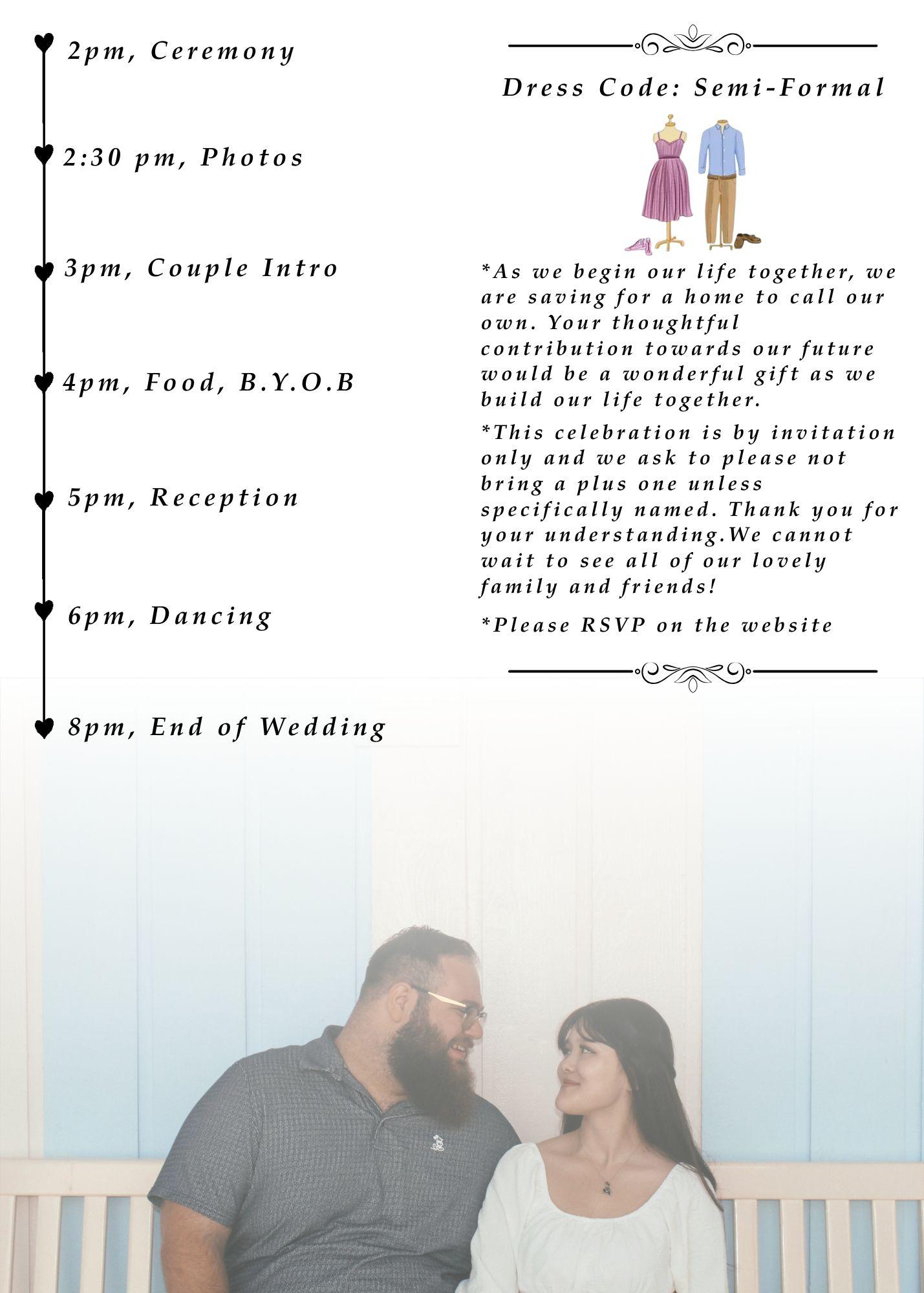 The Wedding Website of Destiny Michalik and John Russo