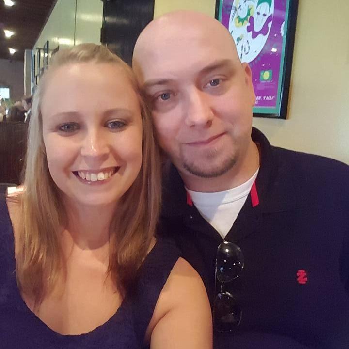 A picture from my brother's wedding. This was the first time Jerry met my family!