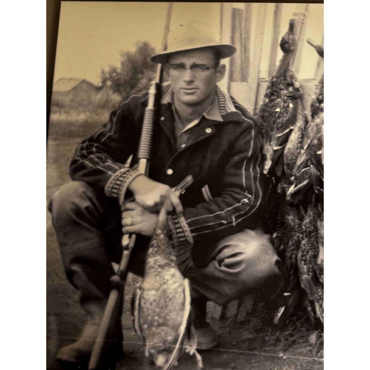 Khristen's Grandfather Raymond Vasseur who was an avid hunter, fisher and trapper. Had he not passed just before she was born, they would have been two peas in a pod!