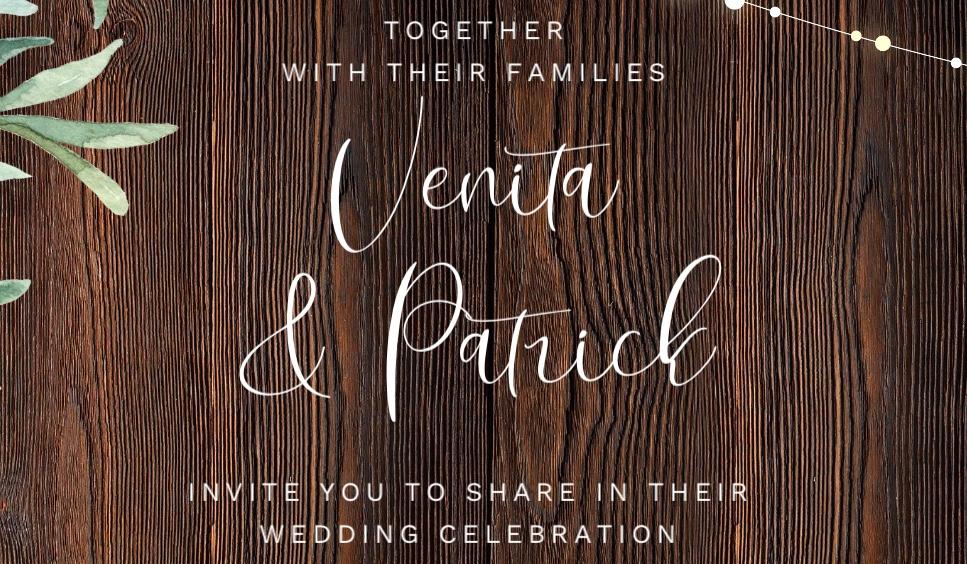 The Wedding Website of Venita Morris and Patrick Forbes