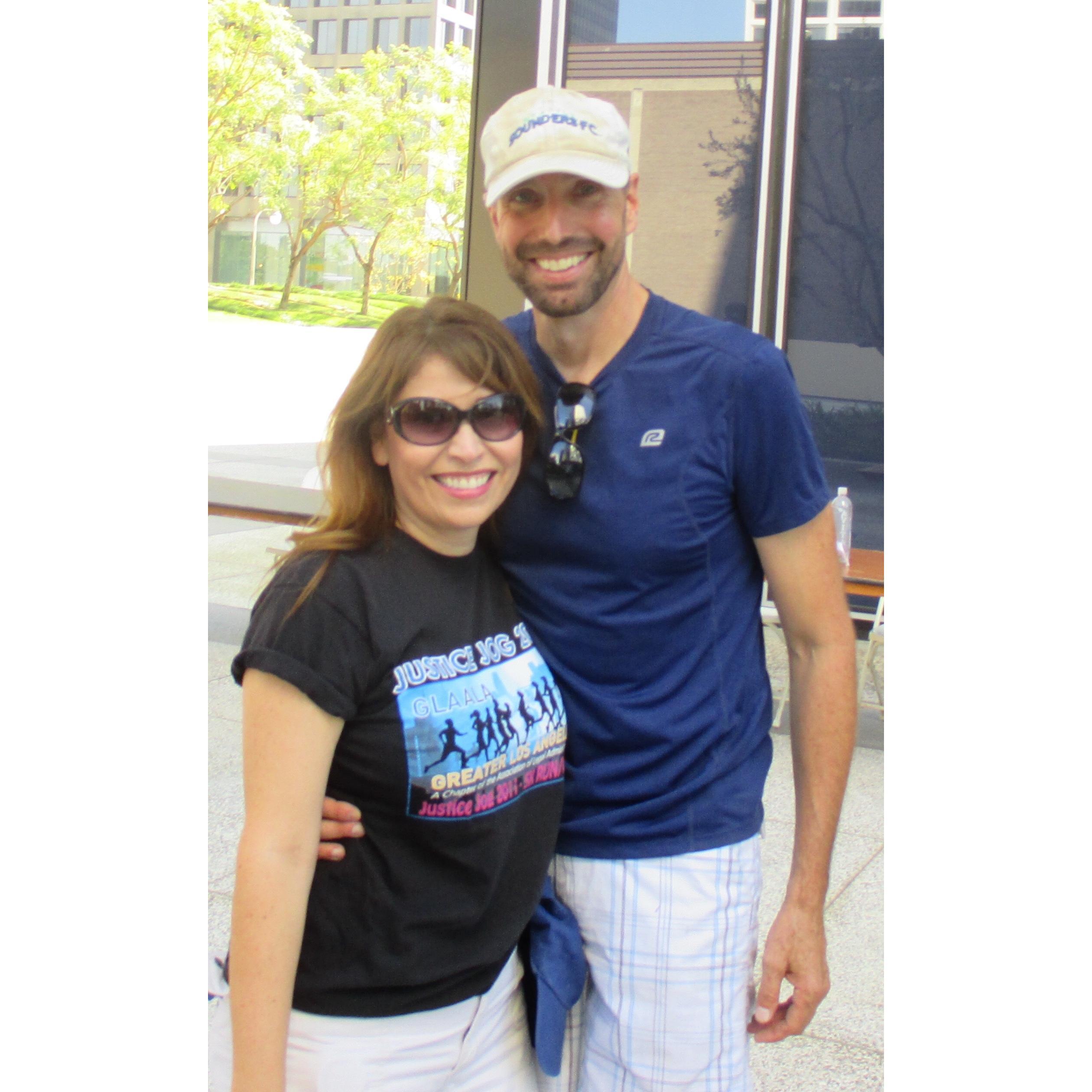 September 2014 - volunteering together.