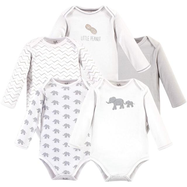 Touched by Nature Organic Cotton Long-Sleeve Bodysuits - 0-3 months