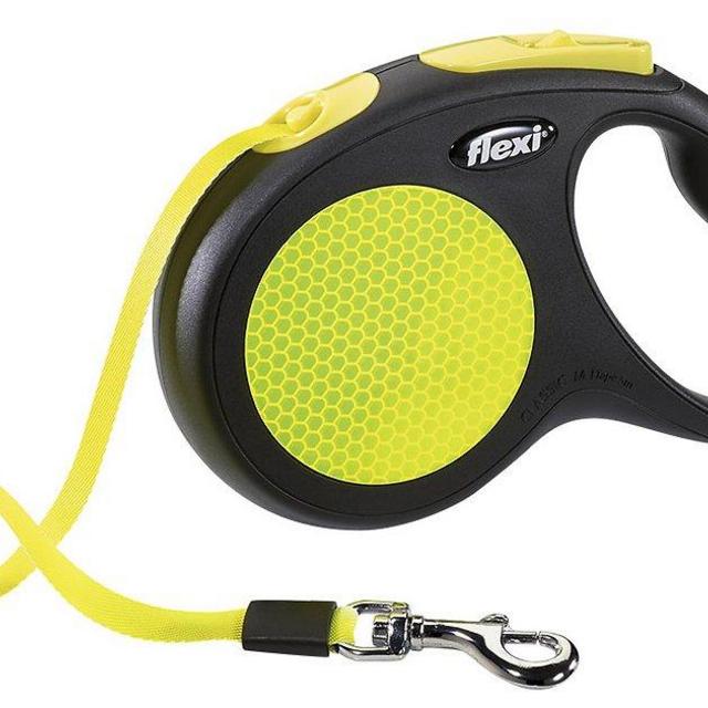 Flexi Neon Retractable Tape Dog Leash