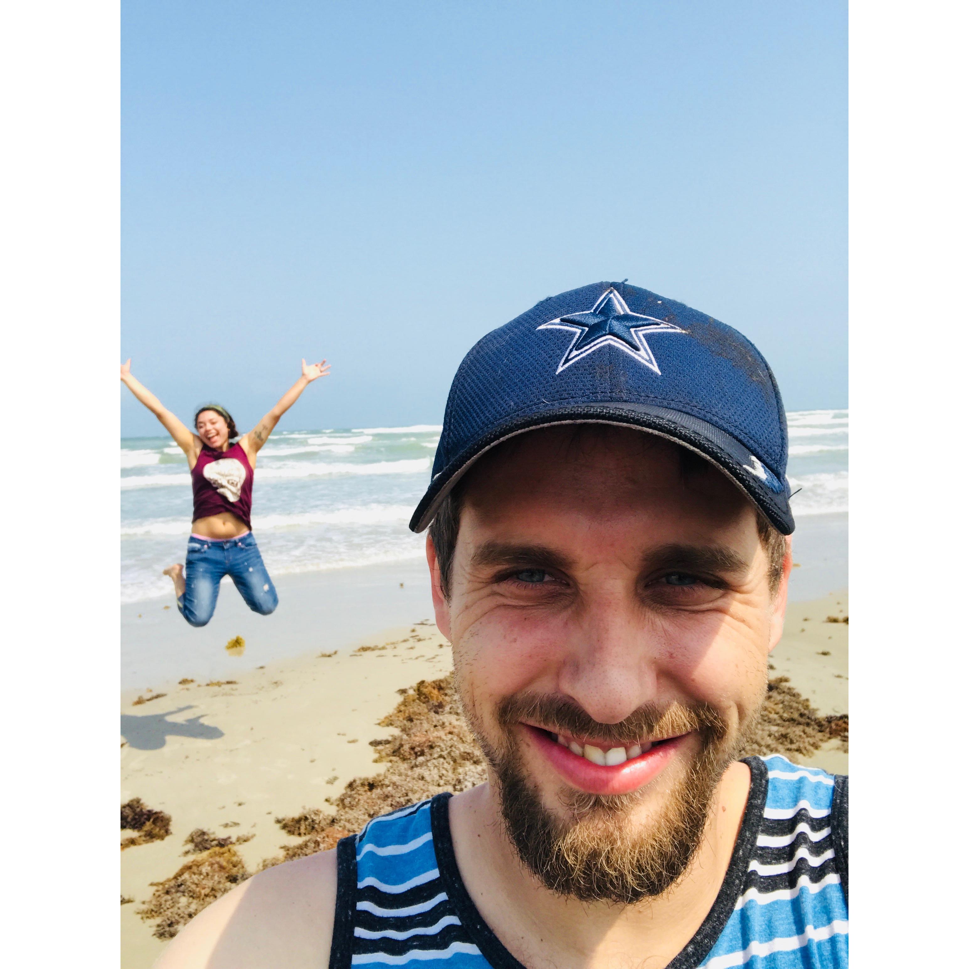 Beach time is our favorite time! This was taken in Corpus Christi TX.