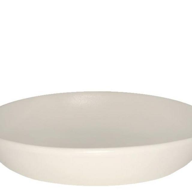 Matte White Oval Bowl