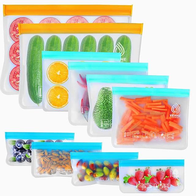 VICARKO 30 Vacuum Zipper Bags, Vacuum Sealer Bags, Food Storage, Reusable  Bags, with Double Layers, BPA Free, 2.9L, 11.0 x 10.5