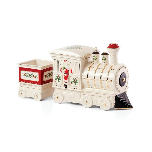 LENOX Holiday Figural Train Buffet Caddy, 8.20, Multi, 5 5