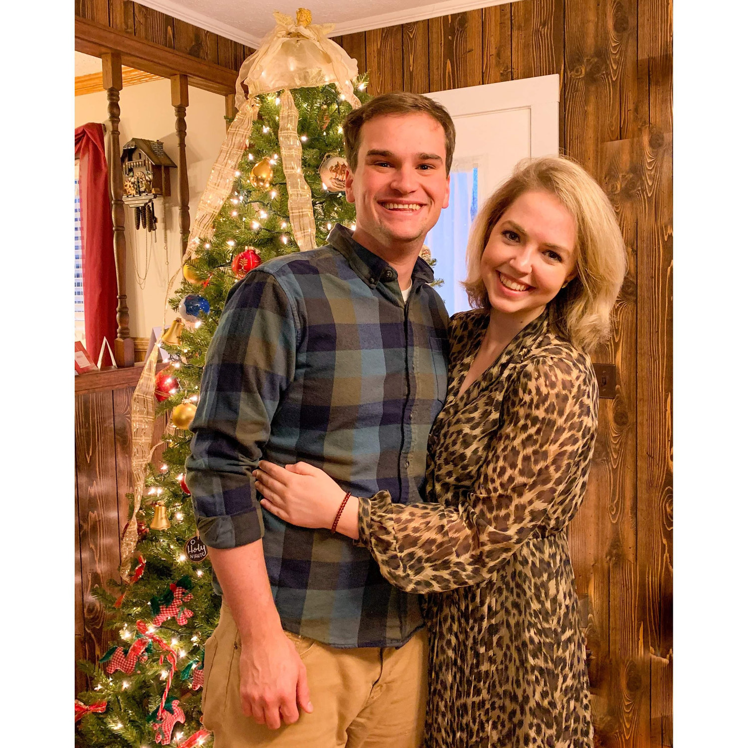 Celebrating our first Christmas together in 2019