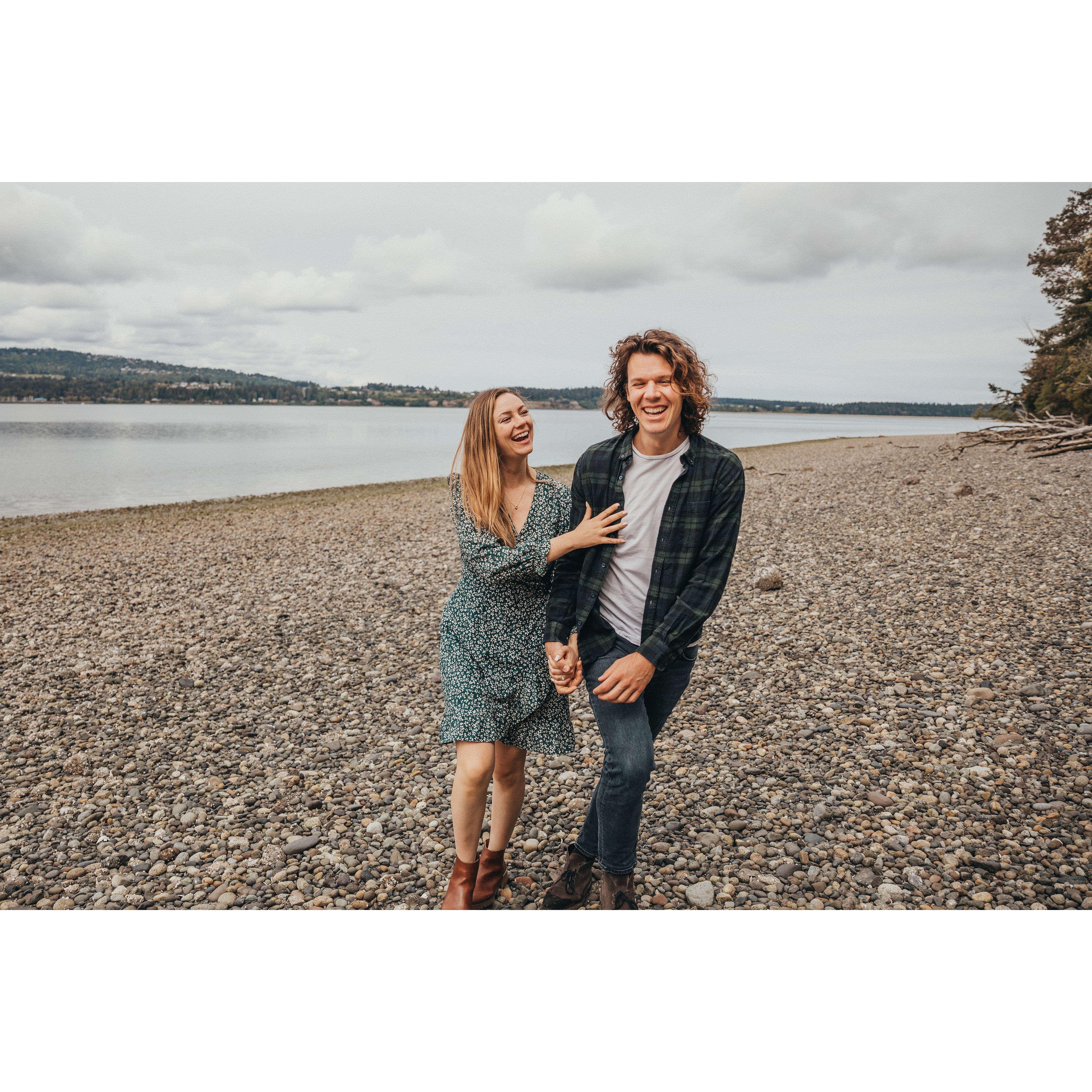Engagement Photo on Lauren's family property