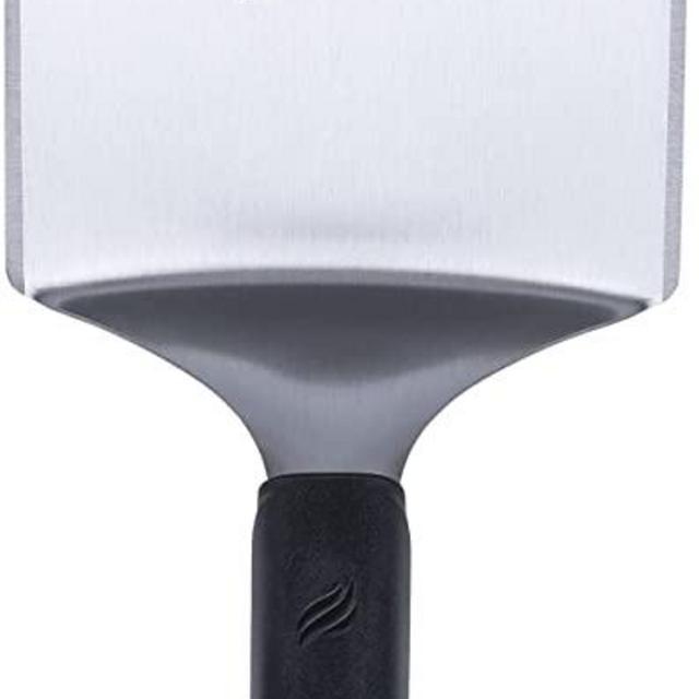 Blackstone Hamburger Spatula Heavy Duty Plastic Handle Large Stainless Steel Food Grade Flat Top Griddle Accessories-Hamburger Pancake Flipper– Grill Scraper Utensil for Home Kitchen Restaurants